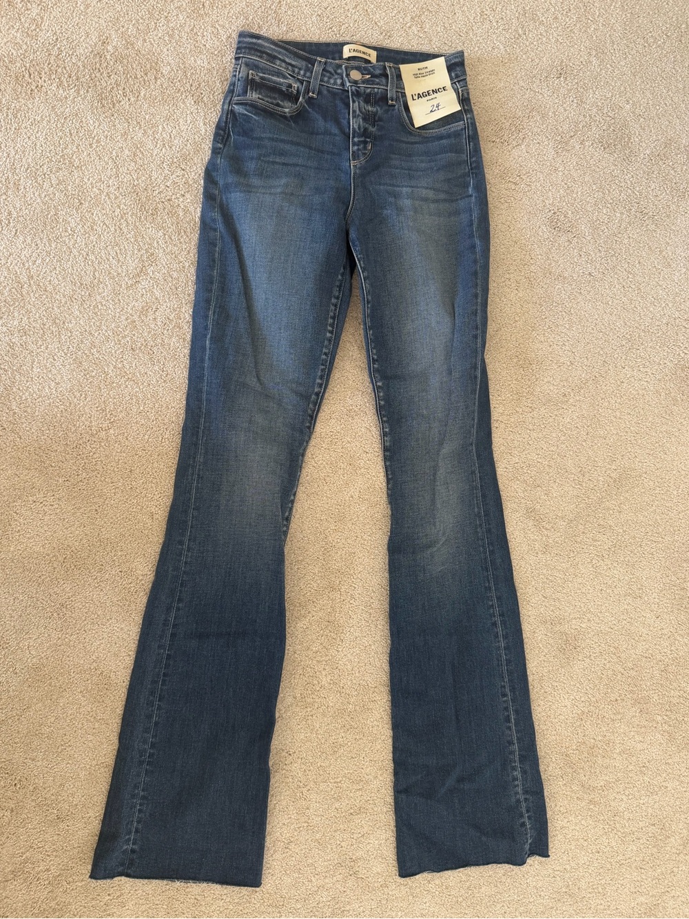 L'AGENCE Ruth Straight-Leg Jeans NWT - Picture 6 of 7
